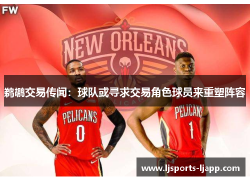鹈鹕交易传闻：球队或寻求交易角色球员来重塑阵容